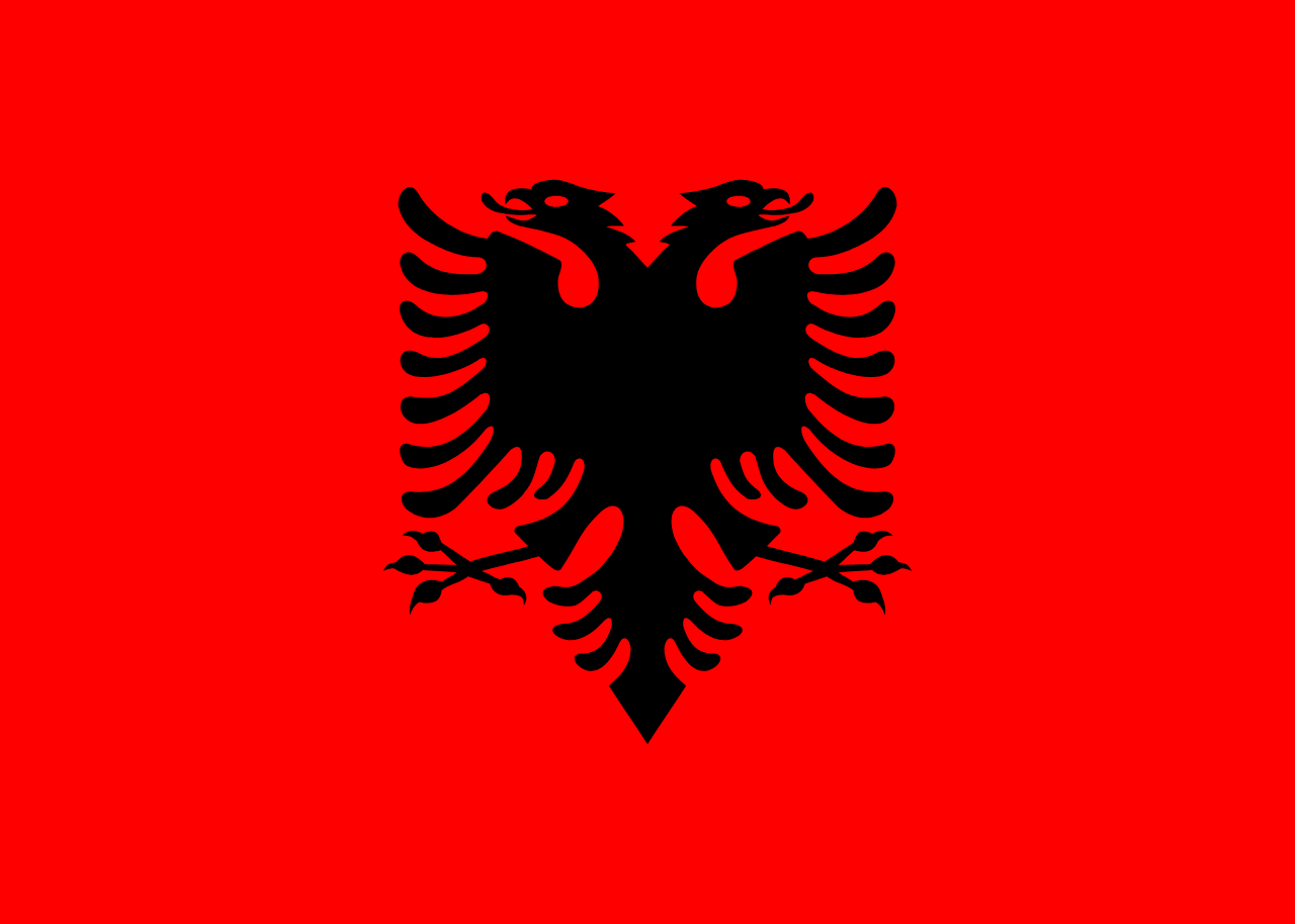 Arnavutça tercüme sayfası için temsilî ülke bayrağı